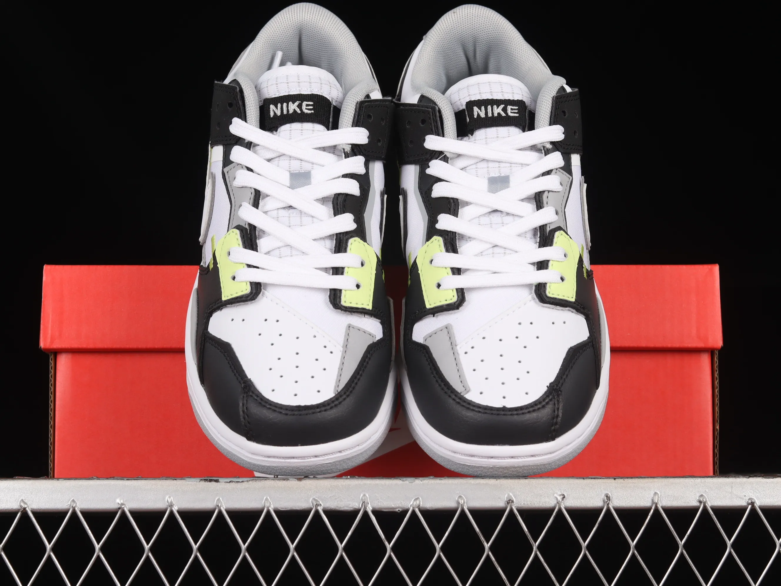 All Categories Nk SB Dunk Series Nk SB Dunk Low Low-top Skateboard Shoes Nk Dunk Scrap "Wolf Grey" Wolf Gray Stitched Low-top Skateboard Shoes DC9723-001